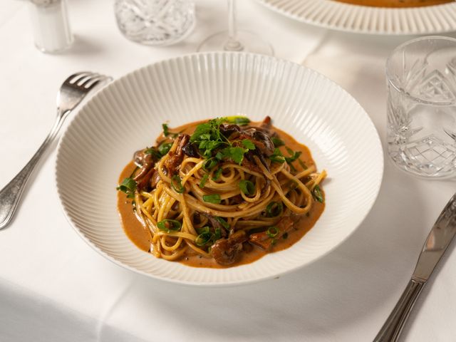 La Lorraine Linguine aux morilles